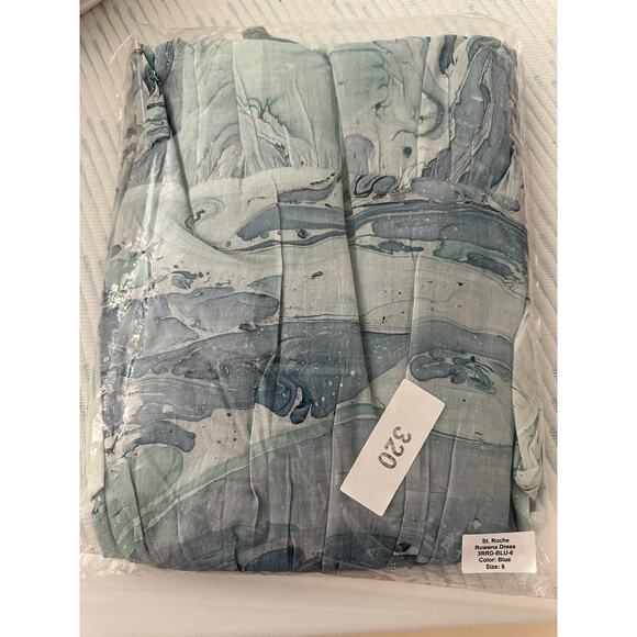 St. Roche Blue Rowena Dress - Picture 4 of 5